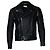 Saint Laurent, giacca in pelle con multi cerniera 2015 Nero