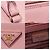 Prada Galleria Medium em Saffiano Lux Rosa com Triângulo e Duplo Zíper Dourado - vista 7