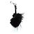 Fendi, Bag Bug charm volpe Nero - vista 3