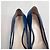 Prada Décolleté open toe in pelle blu petrolio - vista 4