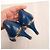 Prada Décolleté open toe in pelle blu petrolio - vista 6