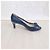 Prada Décolleté open toe in pelle blu petrolio - vista 7