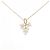 Autre Marque Collana con perle d'acqua dolce e diamanti Au750 D'oro