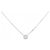 Autre Marque Collana in oro bianco Au750 e diamanti Argento