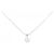 Autre Marque Collana con Diamanti Pt900/Pt850 Argento
