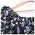 Autre Marque LILY BROWN Vintage Flower Pattern 2way Cropped Pullover Black - view 3