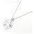 Autre Marque Collana Fiore in Diamanti 750WG Argento - vista 2
