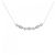 Autre Marque Collana in Au750 con Diamanti Argento