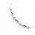 Autre Marque Collana in Au750 con Diamanti Argento - vista 4