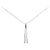 Autre Marque Collana in oro bianco Au750 e diamanti Argento