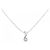 Autre Marque Collana in Au750 con Diamanti Argento