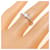 Autre Marque Pt950 Diamantring Silber  - Ansicht 5