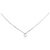 Autre Marque Collana in oro bianco Au750 e diamanti Argento