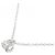 Autre Marque Collana in oro bianco Au750 e diamanti Argento - vista 4