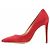 Décolleté in scamosciato Salvatore Ferragamo Rosso - vista 2