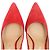 Décolleté in scamosciato Salvatore Ferragamo Rosso - vista 4