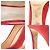 Décolleté in scamosciato Salvatore Ferragamo Rosso - vista 9
