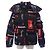 Chaqueta de Plumón Moncler WILSON Negro Roja Azul