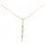 Autre Marque Collana con Diamanti Au750 Rosa