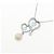 Autre Marque Collana di perle Akoya in oro bianco Au750 e platino PT850 Argento - vista 4