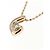 Autre Marque Collier en or rose K10 et diamants - vue 3