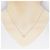 Autre Marque Collier en or rose K10 et diamants - vue 6