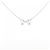 Tiffany & Co Collana Tiffany Double Loving Heart 925 Silver Diamond Argento