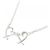 Tiffany & Co Collana Tiffany Double Loving Heart 925 Silver Diamond Argento - vista 3