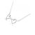 Tiffany & Co Collana Tiffany Double Loving Heart 925 Silver Diamond Argento - vista 4