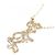 Autre Marque Collana Ribbon in Diamanti Au750 Rosa - vista 4