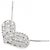 Autre Marque Collana in oro bianco 10K e diamanti Argento - vista 3
