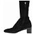 Hermès Botas largas de nubuck Hermes 38 Negro - vista 4