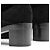 Hermès Botas largas de nubuck Hermes 38 Negro - vista 7