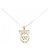 Autre Marque Collana Owl in Diamante Au750 D'oro