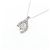 Autre Marque Collana in oro bianco e diamanti Au750 Argento - vista 3