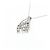 Autre Marque Collana in oro bianco e diamanti Au750 Argento - vista 4