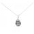Autre Marque Collana con perla nera e diamante Pt900 Pt850 Nero