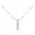 Autre Marque Collana con Diamanti Au750 Rosa