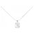 Autre Marque Pt850 Diamant-Halskette Silber