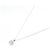 Autre Marque Pt850 Diamant-Halskette Silber - Ansicht 2