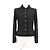 Giacca in lana e pizzo Louis Vuitton Nero