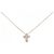 Autre Marque Collana con Croce di Diamanti Au750 Rosa