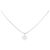 Autre Marque Collana in platino Pt900/Pt850 e diamante Argento