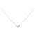 Autre Marque Collana in oro bianco Au750 e diamanti Argento