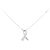 Autre Marque Collana con Diamanti Pt900/Pt850 Argento