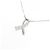 Autre Marque Collana con Diamanti Pt900/Pt850 Argento - vista 3