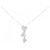 Autre Marque Collana Cuore di Diamanti K14WG Argento