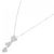 Autre Marque Collana Cuore di Diamanti K14WG Argento - vista 2