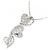 Autre Marque Collana Cuore di Diamanti K14WG Argento - vista 4