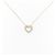 Autre Marque Collana Cuore di Diamante Au750 Rosa